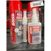 Image 2 : Instant Bond Adhesive and Accelerator Spray Set, 3.4 fl oz and 6 oz Lot of 3