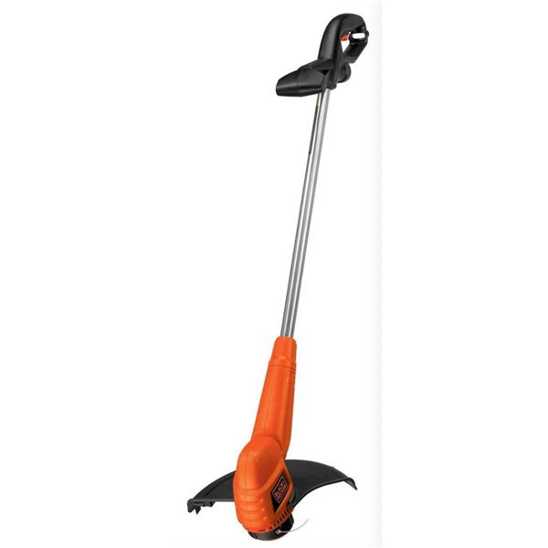 Black & Decker 2-in-1 4.4 Amp Electric Corded Grass String Trimmer/Edger, 13-in