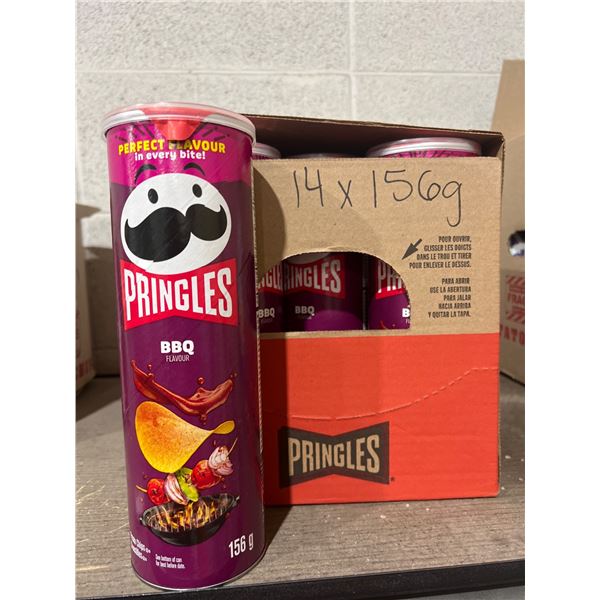 Pringles BBQ Flavor Chips, 14 x 156g Tubes