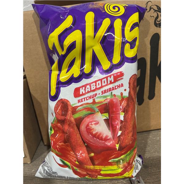 Takis Kaboom Ketchup and Sriracha Flavored Snacks, 14 x 260g Units