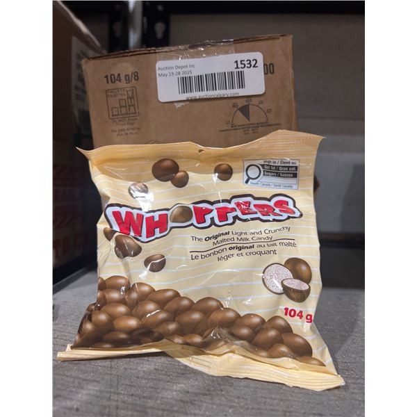 Whoppers Malted Milk Candy, 104gÊ x 8