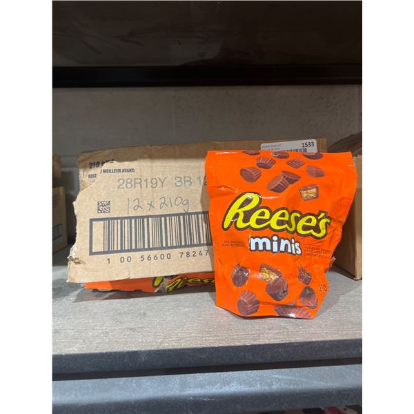 ReeseÕs Minis Peanut Butter Cups 210g x 12