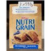 Image 1 : KelloggÕs Nutri-Grain Blueberry Flavour Bars, 590g, 3-Pack