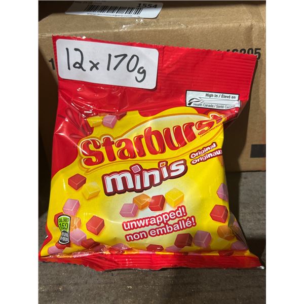 Starburst Minis 12 x 170g Packs Ð Assorted Fruit Flavors