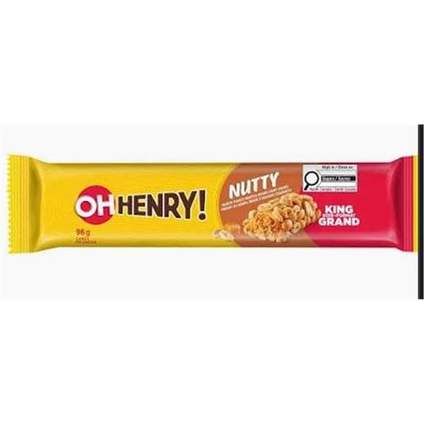 Oh Henry! King Size Nutty Candy Bars, 18x96g