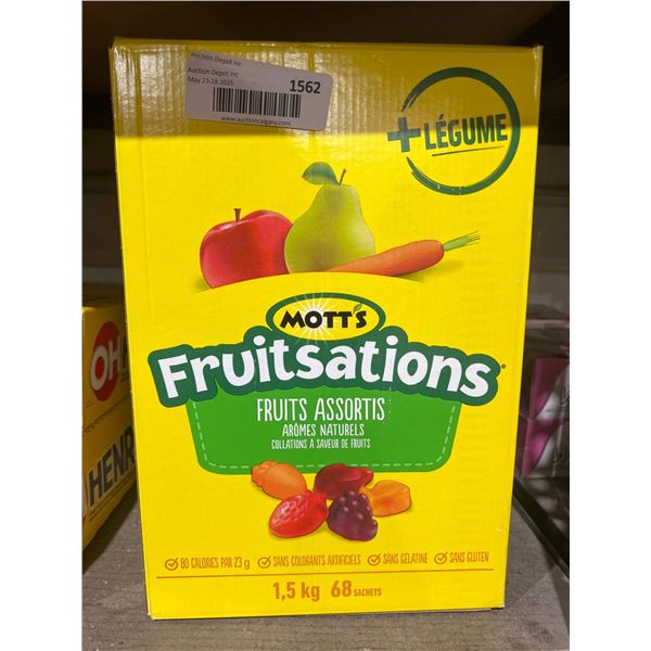 MottÕs Fruitsations Fruits Assortis With Vegetables, 1.5 KG, 68 Snacks
