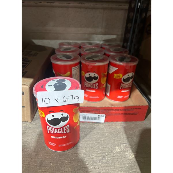 10 Original Pringles Cans, 67 g EachÊ