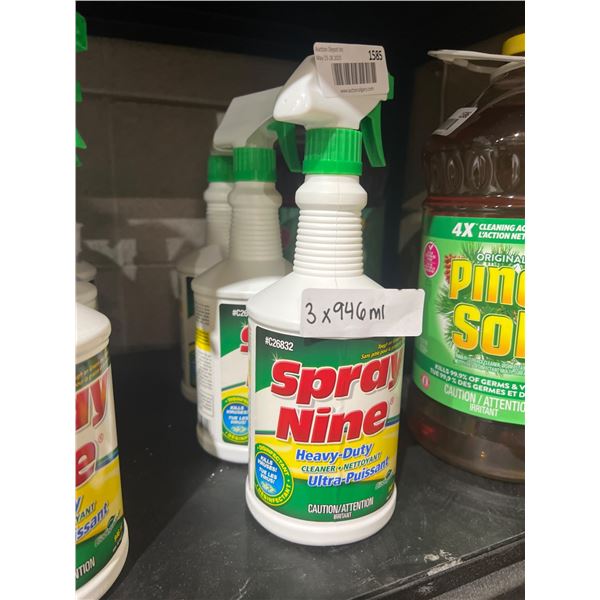 Spray Nine Heavy-Duty Cleaner Set of 3 (946 mL Each)