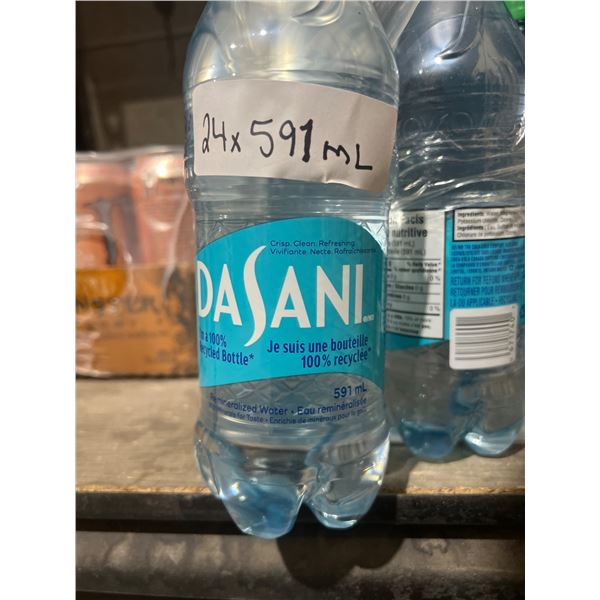 Dasani Bottled Water 24 Pack, 591 mL Each