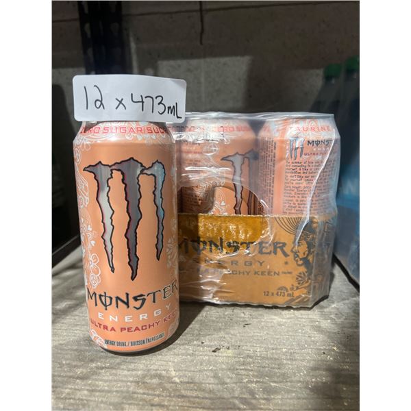 Monster Energy Ultra Peachy Keen, 12 x 473 mL