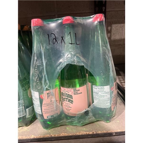 Maison Perrier Forever Strawberry Sparkling Water 12 x 1 L