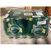 Image 1 : Perrier Lime Carbonated Natural Spring Water, 24 x 500 mL