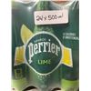 Image 2 : Perrier Lime Carbonated Natural Spring Water, 24 x 500 mL