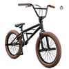 Image 1 : Mongoose BMX Freestyle Bike with 20-Inch Wheels and Brown Tires