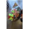 Image 2 : TOTE AND BAG OF VINTAGE COLLECTIBLE STUFFIES, DOLLS, CABBAGE PATCH ETC