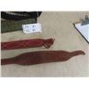Image 2 : 2 Leather Gun Slings (Appear New), 3 Nylon Ammo 