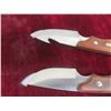 Image 8 : New Uncle Henry Metal Tin with 2 New Hunting Knives &