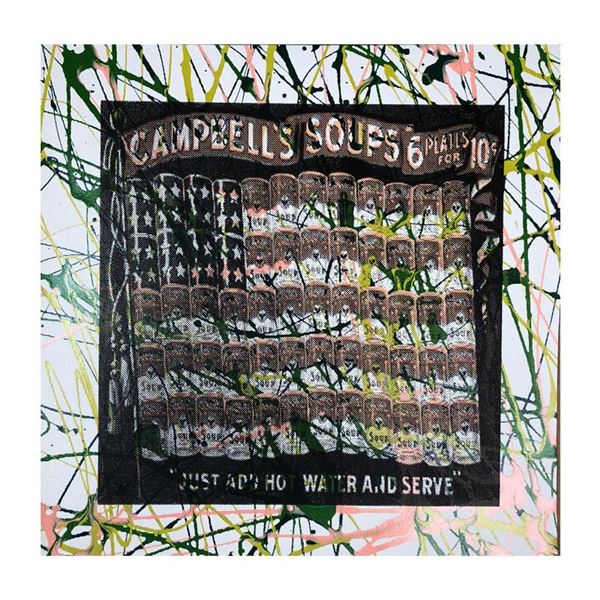 Campbell's Soup Flag by Steve Kaufman (1960-2010)