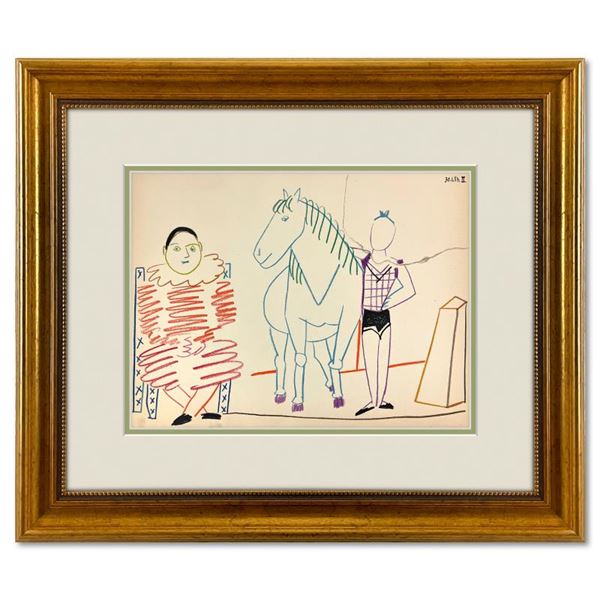 La Comedie Humaine 30.1.54-III by Picasso (1881-1973)