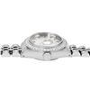 Image 5 : Rolex Ladies Stainless Steel Silver Index Steel Diamond Bezel Date Watch With Ro