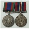 Image 1 : #3 WW2 CANADIAN WAR MEDAL CVSM MEDAL PAIR SILVER