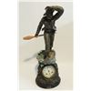Image 2 : #21 ANTIQUE 1900 FRENCH CLOCK SAILOR STATUE RESCUE