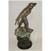 Image 8 : #21 ANTIQUE 1900 FRENCH CLOCK SAILOR STATUE RESCUE