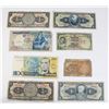 Image 1 : #75 LOT OF 8 ASSORTED INTERNATIONAL PAPER MONEY