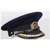 Image 1 : #94  EAST GERMAN OFFICERS VISOR CAP VOLKSMARINE