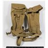 Image 1 : #124  WW2 CANADIAN BREN GUN POUCH SET Z.L.&T MARK