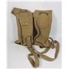 Image 2 : #124  WW2 CANADIAN BREN GUN POUCH SET Z.L.&T MARK