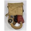 Image 1 : #154 WW2 1942 CANADIAN ARMY GAS MASK IN BAG W/