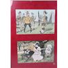 Image 2 : #164 BRITISH MILITARY CARTOON POST CARDS FRAMED