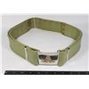 Image 1 : #172 ROYAL CANADIAN ARTILLERY KHAKI BELT + BUCKLE
