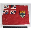 Image 1 : #175  WW2 CANADIAN RED ENSIGN FLAG 14.5 X12 INCHES