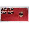 Image 1 : #176 WW2 CANADIAN RED ENSIGN FLAG 31.5X 16 INCHES