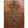 Image 2 : #179 ROYAL CANADIAN AIR FORCE WOOD PLAQUE 8.5X11