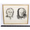 Image 1 : #187 WW2 US BRITAIN PRESIDENT FDR WINSON CHURCHILL