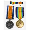 Image 1 : #211 WW1 MEDAL PAIR VICTORY WAR MEDAL NAMED