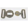 Image 3 : #243 WW2 BRITISH MILITARY BELT BUCKLE TWO PIECE