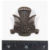 Image 1 : #265 CANADIAN PARACHUTE CORPS CAP BADGE AIRBORNE