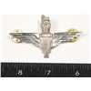 Image 1 : #267 BRITISH PARACHUTE REGIMENT CAP BADGE  SOLID