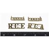 Image 1 : #273 WW2 CANADIAN SHOULDER TITLE LOT OF 4