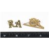 Image 1 : #276 WW2 ROYAL ARTILLERY BRITISH INSIGNIA LOT