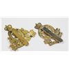 Image 2 : #288 CANADIAN CAP BADGE LOT RCCOS RCOC LOT OF 2