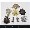Image 1 : #290 CANADIAN COLLAR BADGE ASSORTED LOT MILITARY