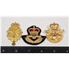 Image 1 : #291 LOT OF THREE CANADIAN COLD WAR CAP BADGES