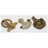 Image 2 : #296 LOT OF 3 BRITISH CAP BADGES INCLUDING MARINES