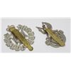 Image 2 : #306 LOT OF 2 ROYAL WINNIPEG RIFLES CAP BADGE +