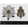 Image 1 : #308 LOT 2 CAP BADGES CANADIAN SCOTTISH REGIMENT